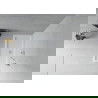 Mexen Flat stačiakampis slim dušo padėklas 140 x 70 cm, Balta , sifonas  Chromo - 40107014