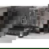 Mexen Velar stumdomoji dušo kabina 120 x 120 cm, grafitas, šlifuotas gun gray - 871-120-120-41-66