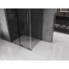 Mexen Velar stumdomas dušo kabina 140 x 90 cm, grafitas, šlifuotas gun gray - 871-140-090-41-66