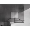Mexen Velar stumdomas dušo kabina 140 x 90 cm, grafitas, šlifuotas gun gray - 871-140-090-41-66