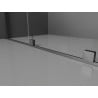 Mexen Velar stumdomas dušo kabina 140 x 90 cm, grafitas, šlifuotas gun gray - 871-140-090-41-66