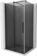 Mexen Velar stumdomas dušo kabinas 130 x 80 cm, grafitas, juoda - 871-130-080-41-70
