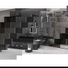 Mexen Velar slankiojanti dušo kabina 160 x 75 cm, grafitas, juoda - 871-160-075-41-70