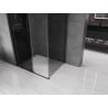 Mexen Velar slankiojančios dušo durys 120 x 75 cm, grafitas, juoda - 871-120-075-41-70