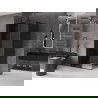 Mexen Velar stumdomas dušo kabina 120 x 80 cm, grafitas, juoda - 871-120-080-41-70