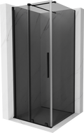 Mexen Velar slankiojantis dušo kabina 100 x 100 cm, grafitas, juoda - 871-100-100-41-70