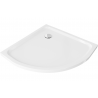 Mexen Flat pusapvalė dušo bazė slim 90 x 90 cm, balta, chromuotas sifonas - 41109090