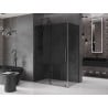Mexen Velar stumdomasis dušo kabina 150 x 70 cm, grafitas, gun metalas - 871-150-070-41-95