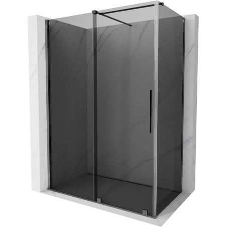 Mexen Velar stumdomas dušo kabinas 160 x 85 cm, grafitas, gun metal - 871-160-085-41-95
