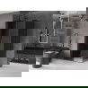 Mexen Velar stumdomoji dušo kabina 130 x 100 cm, grafitas, ginklų metalas - 871-130-100-41-95