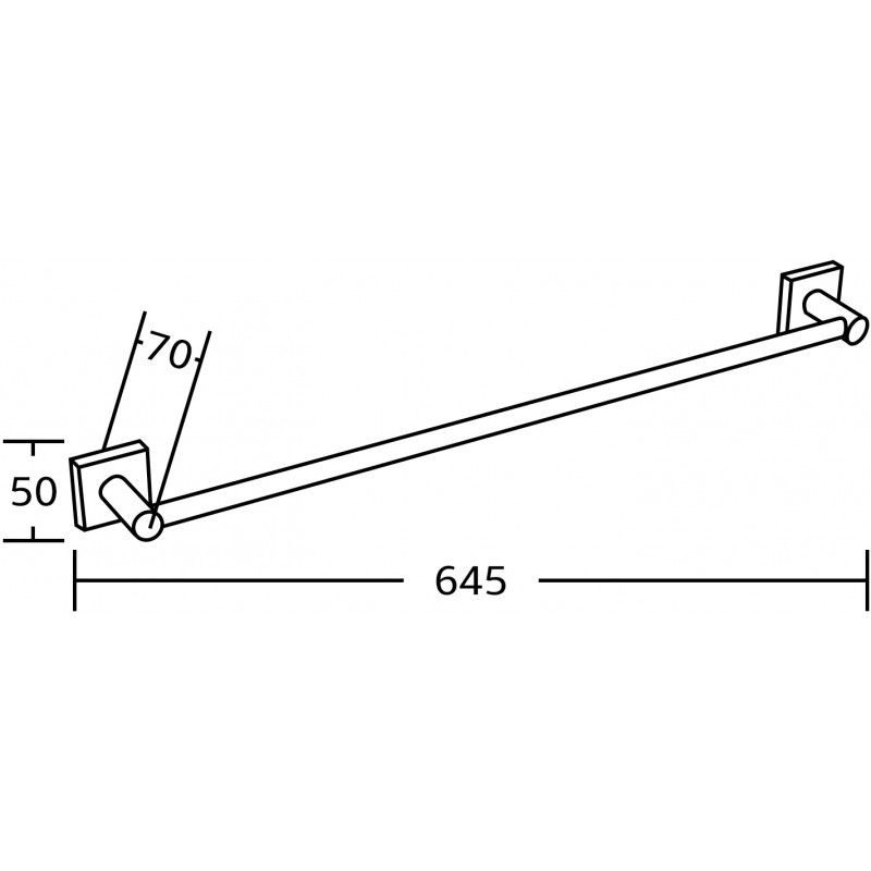 Mexen Rufo rankšluosčių kabykla, auksinė - 7050924-50