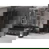 Mexen Velar slankiojantis dušo kabinas 120 x 120 cm, grafitinis, gun metal - 871-120-120-41-95