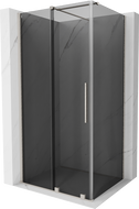 Mexen Velar stumdomas dušo kabina 130 x 85 cm, grafitas, šlifuotas nikelis - 871-130-085-41-97