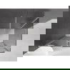 Mexen Velar stumdomas dušo kabinas 140 x 90 cm, grafitas, šlifuotas nikelis - 871-140-090-41-97