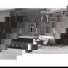 Mexen Velar stumdomas dušo kabinas 120 x 120 cm, grafito, šlifuoto nikelio - 871-120-120-41-97