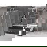 Mexen Velar stumdomos dušo durys 100 x 85 cm, matinės, baltos - 871-100-085-31-20