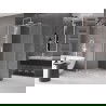 Mexen Velar stumdomos dušo durys 100 x 85 cm, matinės, baltos - 871-100-085-31-20