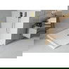 Mexen Flat stačiakampis slim dušo padėklas 90 x 70 cm, Balta, sifonas Auksinė - 40107090G