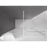Mexen Velar stumdomas dušo kabinas 140 x 85 cm, matinis, baltas - 871-140-085-31-20