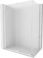 Mexen Velar slankiojančių durų dušo kabina 150 x 90 cm, matinis, balta - 871-150-090-31-20
