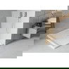 Mexen Flat stačiakampis slim dušo padėklas 100 x 70 cm, Balta, sifonas  Chromo - 40107010