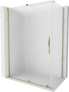 Mexen Velar stumdomas dušo kabinas 140 x 85 cm, matinė, auksinė - 871-140-085-31-50