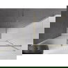 Mexen Velar stumdoma dušo kabina 150 x 75 cm, matinė, auksinė - 871-150-075-31-50