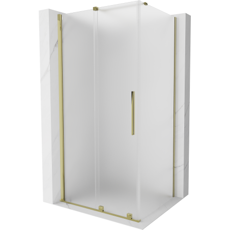 Mexen Velar slankiojanti dušo kabina 150 x 100 cm, matinis, auksinis - 871-150-100-31-50