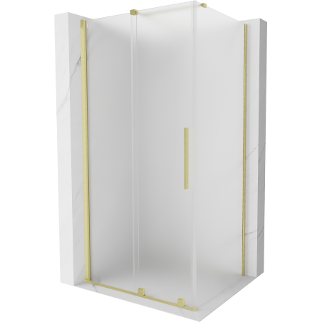 Mexen Velar stumdomas dušo kabina 120 x 70 cm, matinė, auksu šlifuota - 871-120-070-31-55