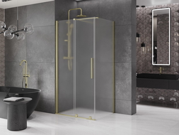 Mexen Velar stumdomas dušas, 110 x 75 cm, matinis, šlifuotas auksinis - 871-110-075-31-55