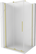 Mexen Velar slankiojamoji dušo kabina 110 x 85 cm, matinė, auksinė šlifuota - 871-110-085-31-55