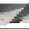 Mexen Velar stumdomas dušo kabina 120 x 80 cm, matinis, šlifuotas auksas - 871-120-080-31-55