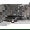 Mexen Velar stumdomas dušo kabinas 120 x 120 cm, matinis stiklas, šlifuotas auksas - 871-120-120-31-55