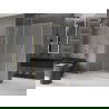 Mexen Velar stumdomas dušo kabinas 140 x 85 cm, matinė, auksu valcavimu - 871-140-085-31-55