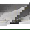 Mexen Velar stumdomas dušo kabinas 140 x 85 cm, matinė, auksu valcavimu - 871-140-085-31-55