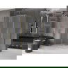 Mexen Velar stumdomas dušo kabinas 140 x 100 cm, matinis, auksinė šepečiuota - 871-140-100-31-55