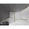 Mexen Velar stumdomas dušo kabinas 160 x 90 cm, matinė, auksinis šlifuotas - 871-160-090-31-55