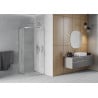 Mexen Rio pusiau apvali dušo kabina 70 x 70 cm, matinis, chromas - 863-070-070-01-30