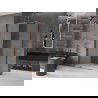 Mexen Velar stumdomos dušo kabina 120 x 75 cm, matinis, rožinis auksas - 871-120-075-31-60