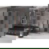 Mexen Velar slankiojančios dušo kabinos 120 x 120 cm, matinės, rožinis auksas - 871-120-120-31-60