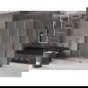 Mexen Velar stumdomas dušo kabinas 130 x 85 cm, matinė, rožinis auksas - 871-130-085-31-60