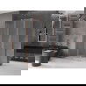 Mexen Velar stumdoma dušo kabina 90 x 85 cm, matinė, šlifuotas varis - 871-090-085-31-65