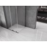 Mexen Velar stumetriniai slankiojančios dušo kabina, matinė, šlifuota ginklo pilkumo spalva - 871-100-100-31-66