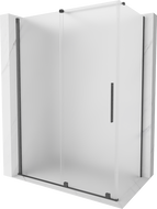 Mexen Velar stumdomas dušo kabinas 140 x 85 cm, matinė, šlifuotas gun grey - 871-140-085-31-66
