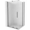 Mexen Velar stumdomas dušo kabinas 130 x 90 cm, šerkšnas, gun gray šlifuotas - 871-130-090-31-66