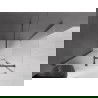 Mexen Velar stumdoma dušo kabina 130 x 80 cm, matinė, šlifuota gun gray - 871-130-080-31-66