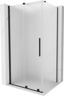 Mexen Velar 110 x 90 cm stumdomos dušo kabinos, matinės, juodos - 871-110-090-31-70