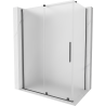 Mexen Velar stumdoma dušo kabina 160 x 70 cm, matinė, šlifuota ginklų pilka - 871-160-070-31-66