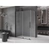 Mexen Velar stumdomas dušo kabina 140 x 85 cm, matinė, juoda - 871-140-085-31-70