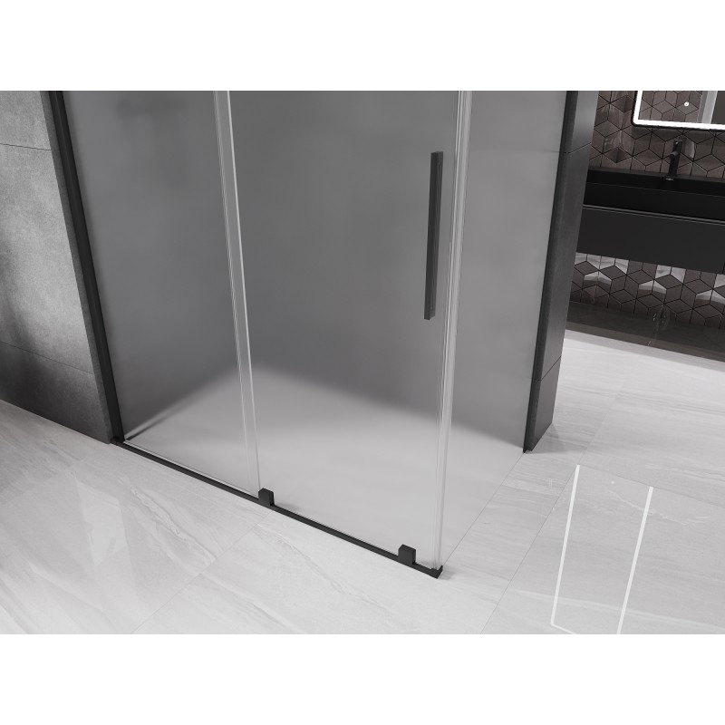 Mexen Velar standartinė dušo kabina 140 x 85 cm, matinė, juoda - 871-140-085-31-70